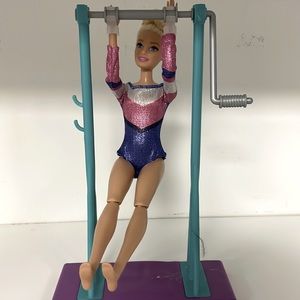 Gymnastics Barbie with bar